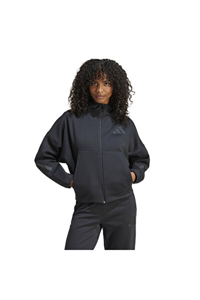 adidas دبليو زد إن إي سترة FZ النسائية السوداء JE7848
