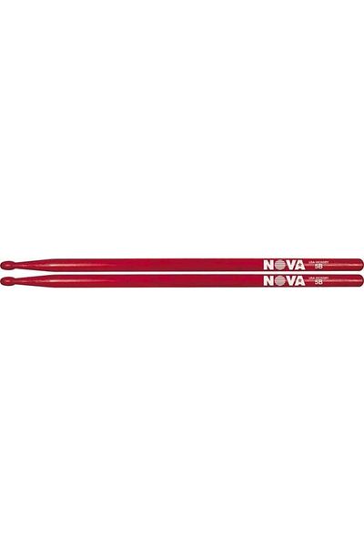 Vicfirth-4c Viçfırth N5br - Nova 5b Red Dress, Hickory, 1 Nova 5b Red Shoes
