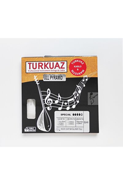 Turkuaz CG418 0.18 Piramida + Piramida Bamlı Kratka ručka žice za vezivanje 0...