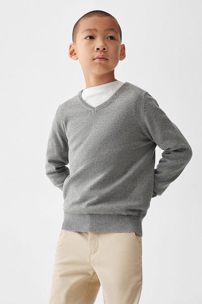 MANGO Kids Svetr s výstřihem do V