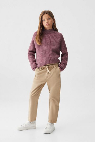 MANGO Kids Papiersack-Hose