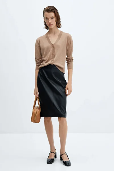 MANGO Fine-Knit Cardigan