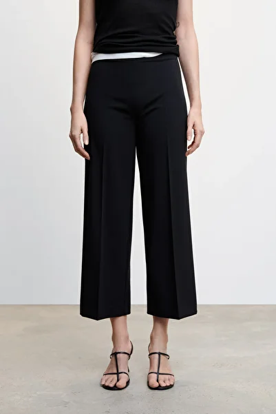 MANGO Straight Culotte Trousers