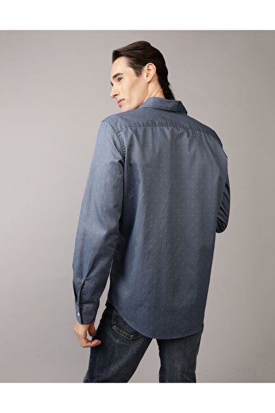 AMERICAN EAGLE Ae Slim Fit Daily Plaid Button-Up Shirt - U-0150-2580-405