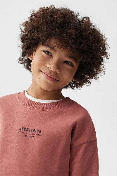 MANGO Kids Mikina s potiskem