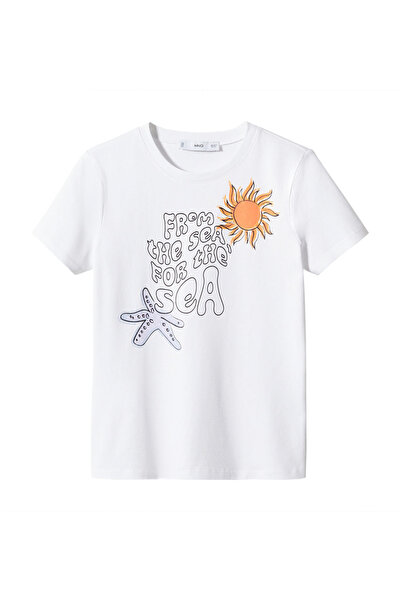 MANGO Woman Tričko Oceans Day