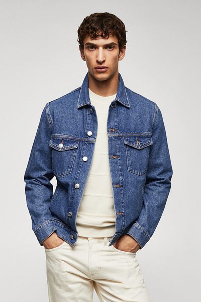 MANGO Man Basic-Jeansjacke