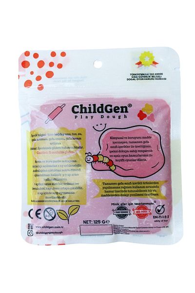 ChildGen Natural Play Dough - Red Vacuum Cartridge Package