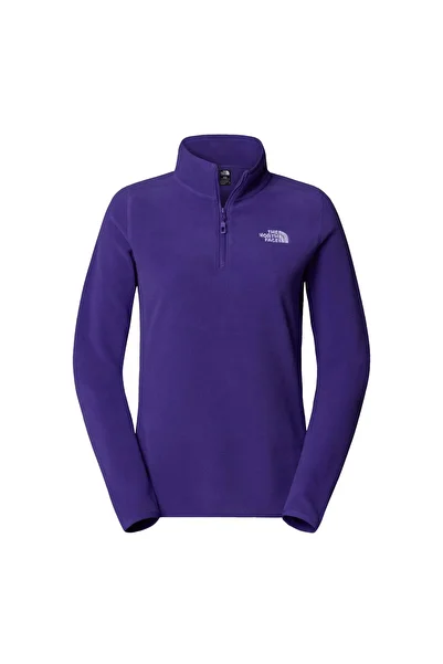 THE NORTH FACE Glacier W 100 Women's Fleece - Half Zipper, Lilac-Xs