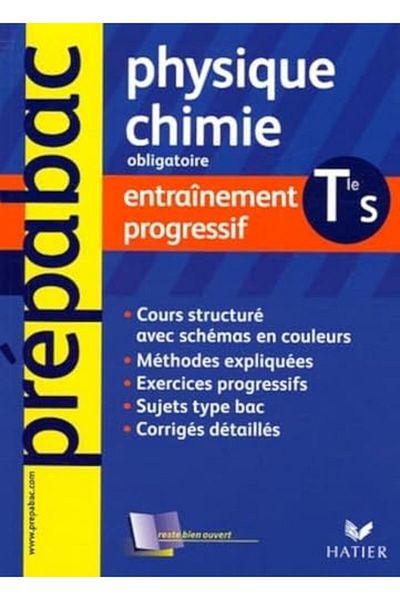 Hachette Physiquechimie Tle S Obligatoire Entrainement Progressif