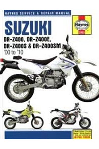 Wiley سوزوكي Drz400 Drz400E Drz400S & Drz400Sm 00 إلى 10