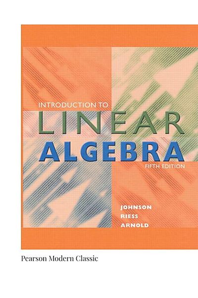 Pearson Introduction To Linear Algebra Classic Version