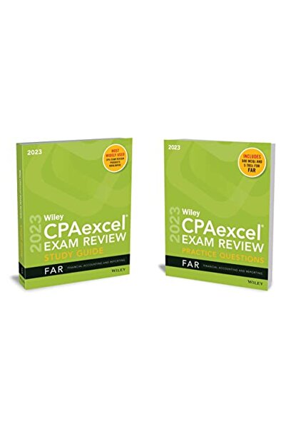 Wiley دليل دراسة Wileys CPA 2023 + مجموعة أسئلة المحاسبة المالية وإعداد التقارير