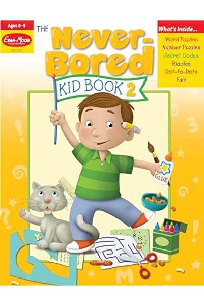 Evan Moor Educational كتاب Neverbored للأطفال 2 للأعمار 89 عامًا