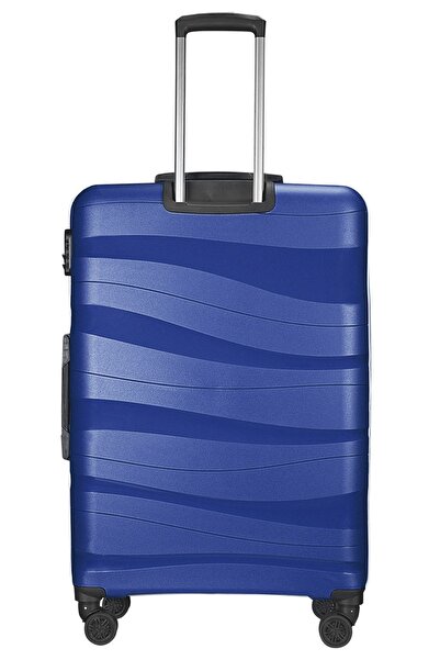 Wexta Wx-pp10 Mavi Büyük Boy Pp Polipropilen Kırılmaz Valiz