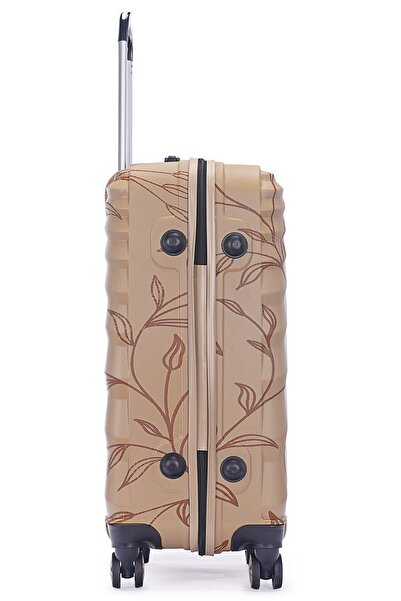 Wexta Wx-300 Yaprak Baskılı Orta Boy Valiz / Seyahat Bavulu