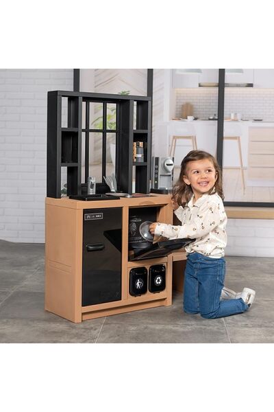 Cici Oyuncak Kız Erkek Çocuk Büyük Mutfak Seti Cuisine Loft Kitchen Aksesuarl...