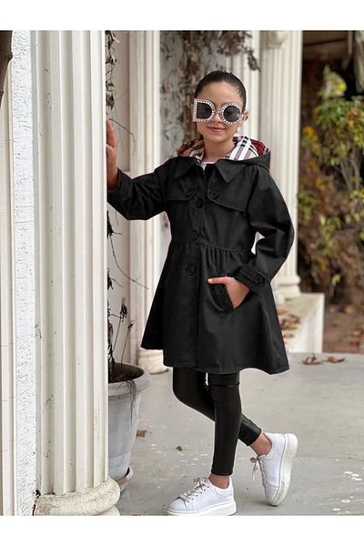 Kids Topcoat Trench Coat Trendy and Warm Outerwear Trendyol Page 3