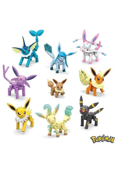 Cici Oyuncak Pokémon - Eevee Evrimleşmesi Dönüşümleri Yapı Blok Seti