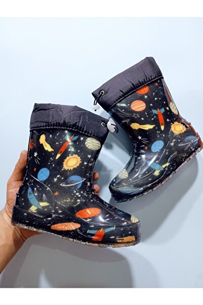 ZENEGE Дитячі чоботи для дощу та снігу з хутром