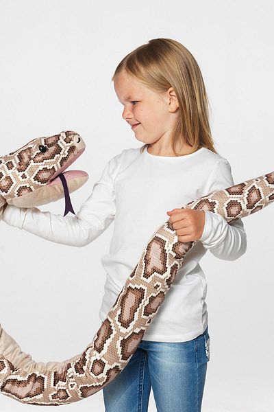IKEA 2+ Age Snake Glove Puppet Plush Toy 171 Cm Djungelskog White