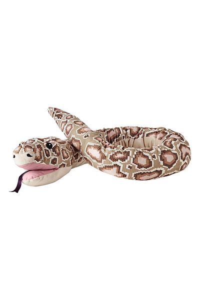 IKEA 2+ Age Snake Glove Puppet Plush Toy 171 Cm Djungelskog White