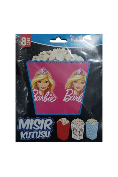 Parti Ustası Alya-Butik 8 Pieces Barbie Corn Box