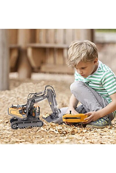 Gepettoys Uzaktan Kumandalı Full Fonksiyon Metal Hareketli EXCAVATOR 2.4ghz  İş Makinesi EXCAVATOR