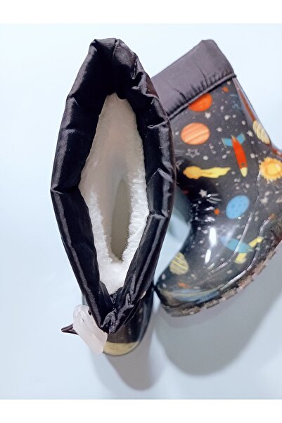 ZENEGE Дитячі чоботи для дощу та снігу з хутром