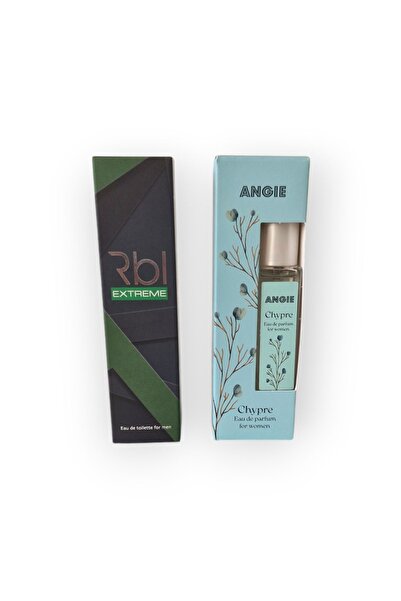 Rebul Extreme Men 20 ml Edt & Angie Chypre  Women 15 ml Edp Parfüm seti
