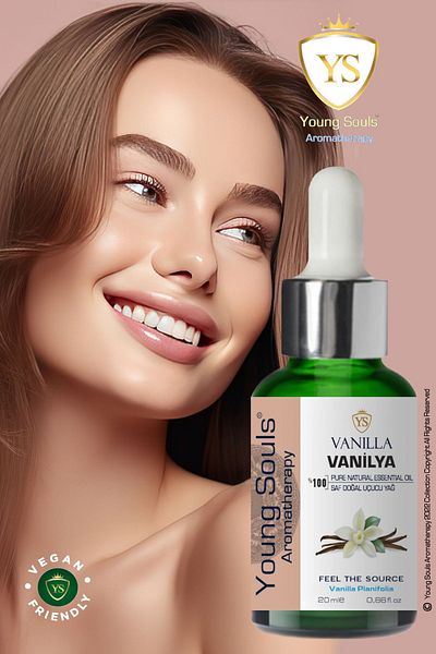 YOUNG SOULS Aromatherapy Vanilla Essential Oil Vanilla Essential Oil 20 ml