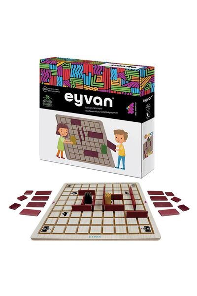 Genel Markalar EYVAN (Koridor) Ahşap Zeka ve Akıl Oyunu 6+ Yaş 2 Oyuncu