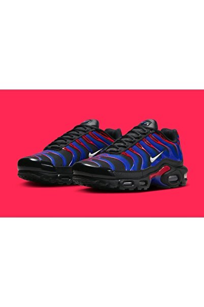 Nike Air Max Plus Low Erkek Ayakkabı Black Blue Red Sneakers FN7805-001