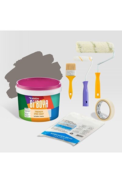 Bi Boya Tek Oda Boyama Seti Moka
