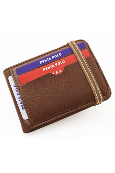 PENTA POL - O Şeffaf Kart Bölmeli Lastikli Cüzdan