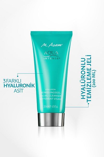 MASAM M.asam 200 ml Aqua Intens Hyaluron Facial Cleansing Gel