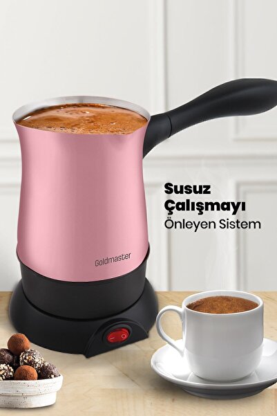 GOLDMASTER Gm-7315p Hünkar Pembe Türk Kahvesi Makinesi Elektrikli Cezve