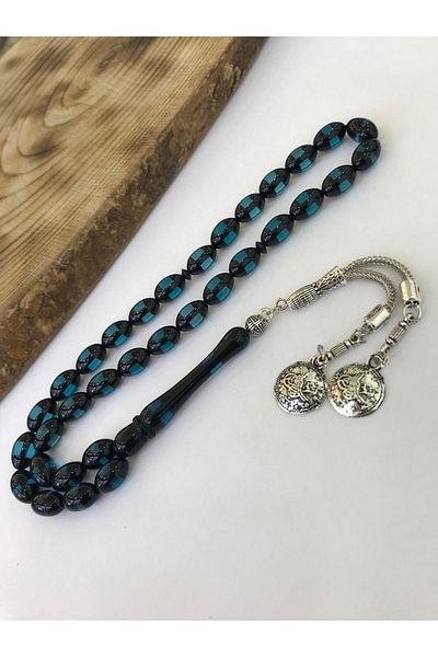 Sultan Telkari Vernier Model Moire Powder Amber Prayer Beads