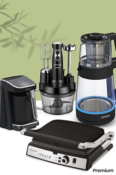 GOLDMASTER Premium Siyah 24 Parça Avantajlı Elektronik Evlilik Paketi Elektri...