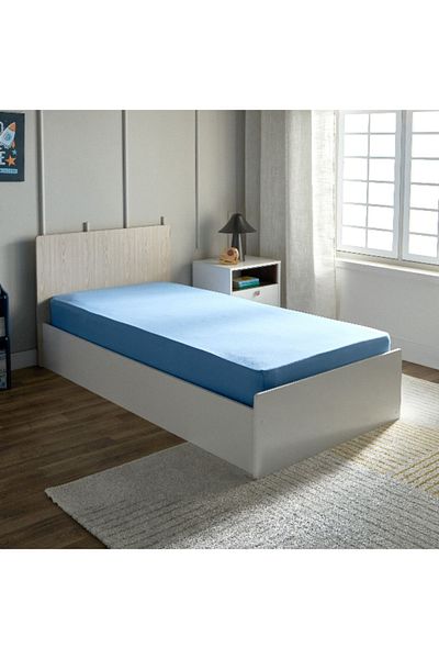 Home Box Arcade Team Single Jersey Fitted Sheet - 90x200+25 cm