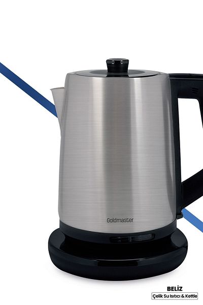 GOLDMASTER Beliz 2200 Watt Stainless Steel 2 Liter Kettle Kettle Inox Gm7376