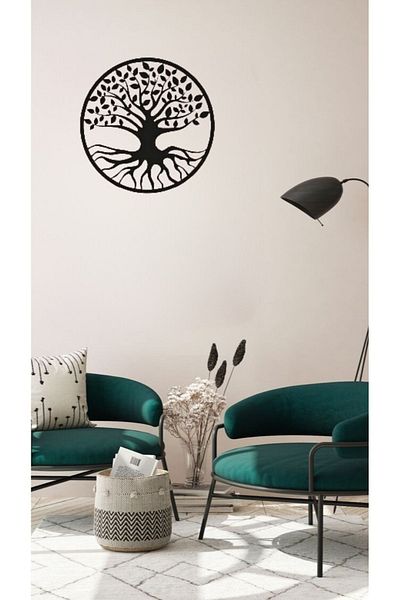 Numa Concept Laser Cut Tree of Life Mdf Wall Decoration - 30X30 cm