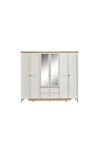 CaddeYıldız Vitalia 6 Kapaklı Gardrop