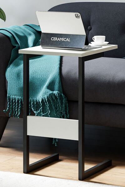 Ceramical Sp3 Laptop Sehpası C Sehpa - Beyaz
