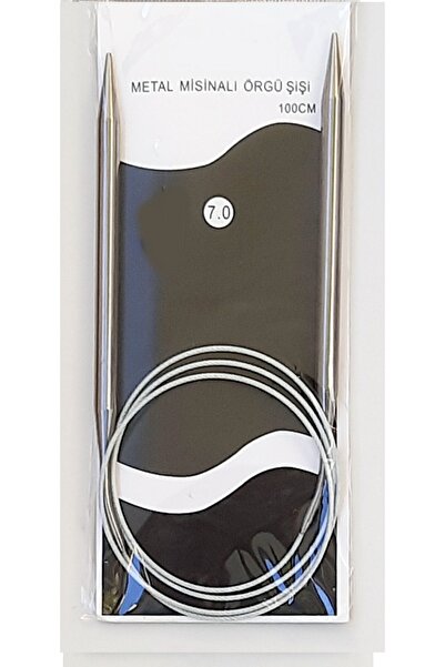 TıkTık AL Misinalı Çelik Telli Titanyum Örgü Şişi 7 No
