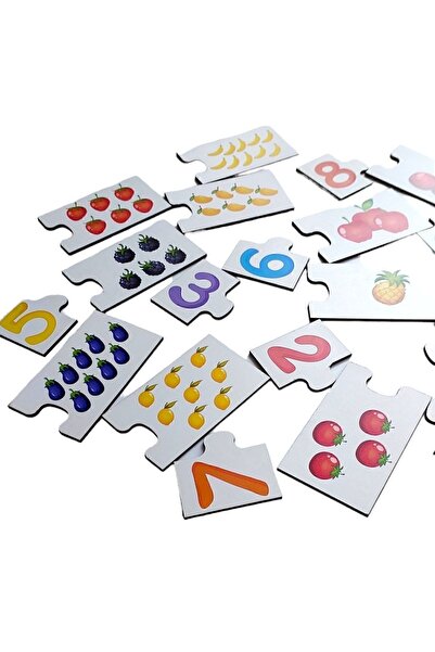kayasan kids Montessori Sayı Eşleştirme Oyunu