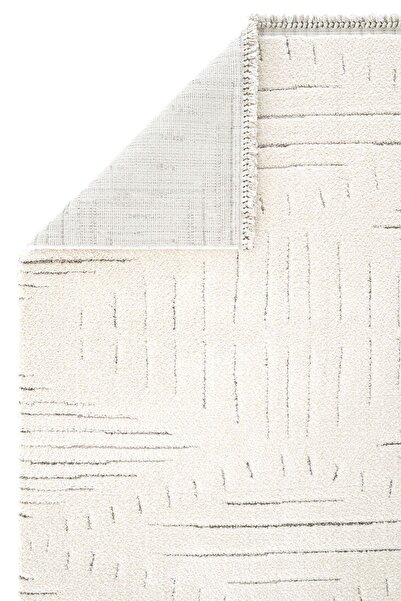 Cool Halı Moscow Msc 02 Krem Black Salon Koridor Kesme Yolluk Yumuşak Doku Tozumaz Dokuma Makine Halısı Sss