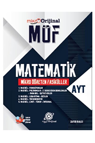Orijinal Yayınları Orijinal Mikro AYT Matematik MÖF Mikro Öğreten Fasiküller
