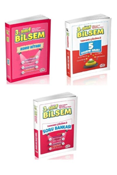 Editör Yayınevi Bilsem 3. Sınıf Konu Anlatım + Soru Bankası + Deneme Sınavı