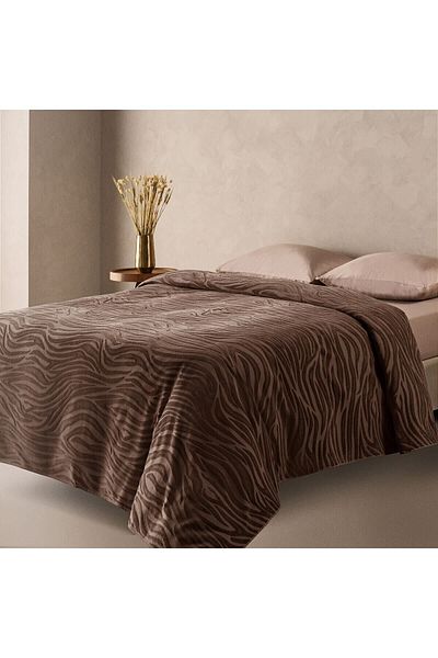 Marie Claire Κάλυμμα διπλού κρεβατιού Safari Brown Mc060817